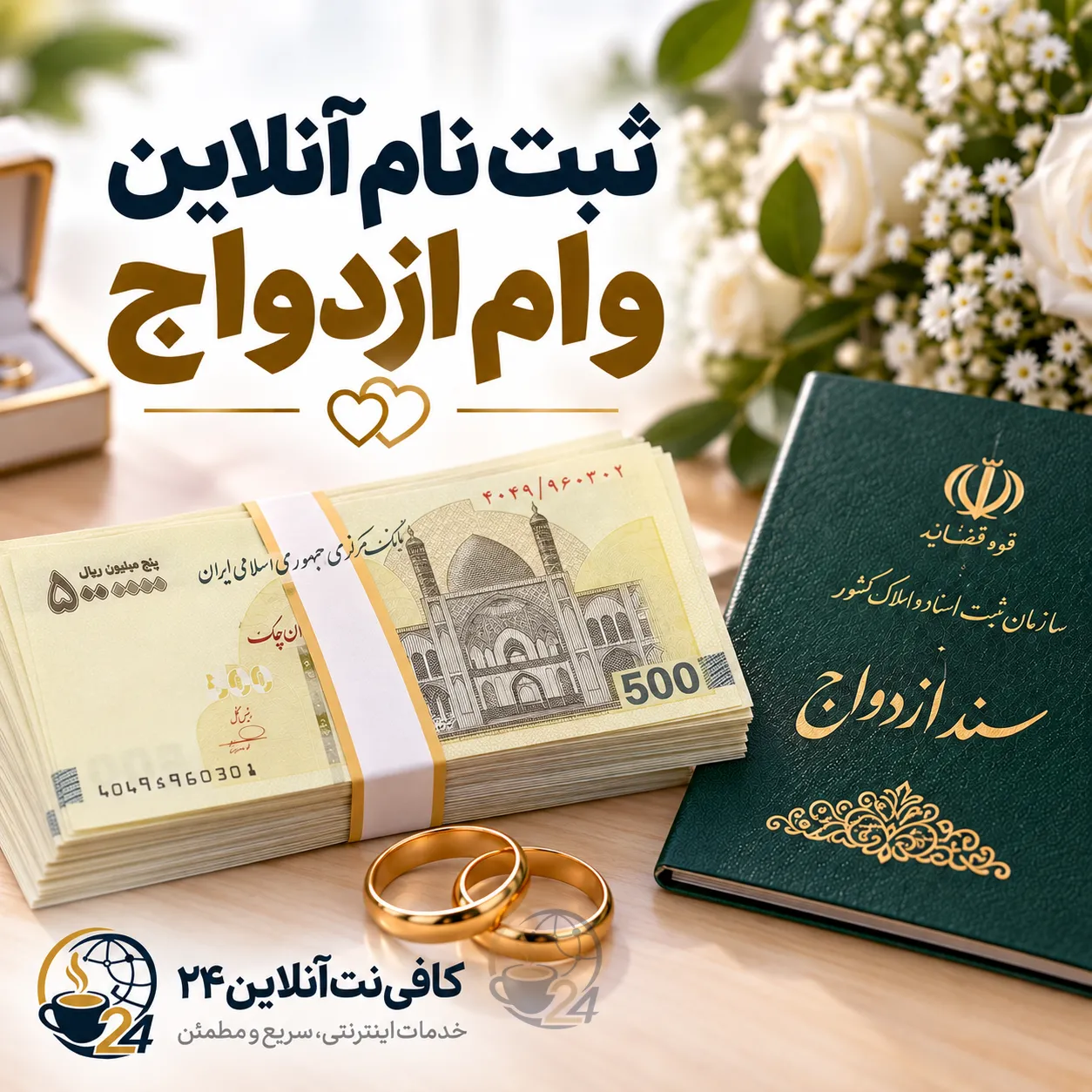 ثبت نام وام ازدواج